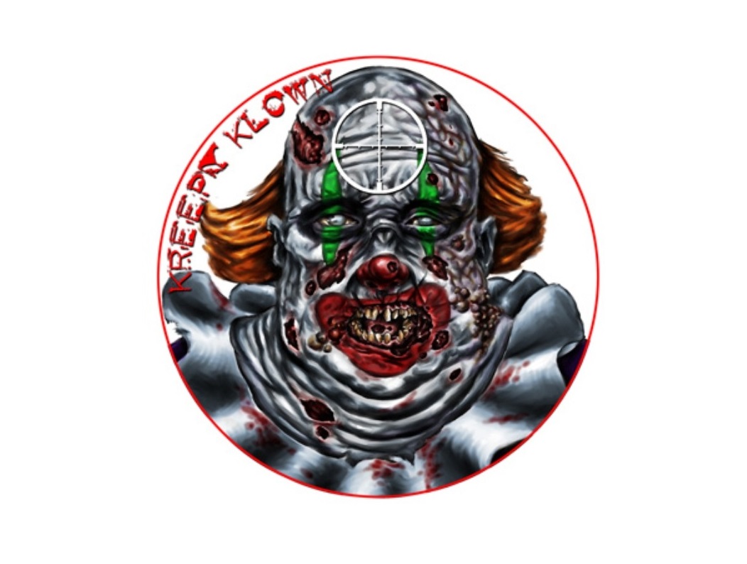 Lyman ZOMBIE TARGETS Kreepy Klown